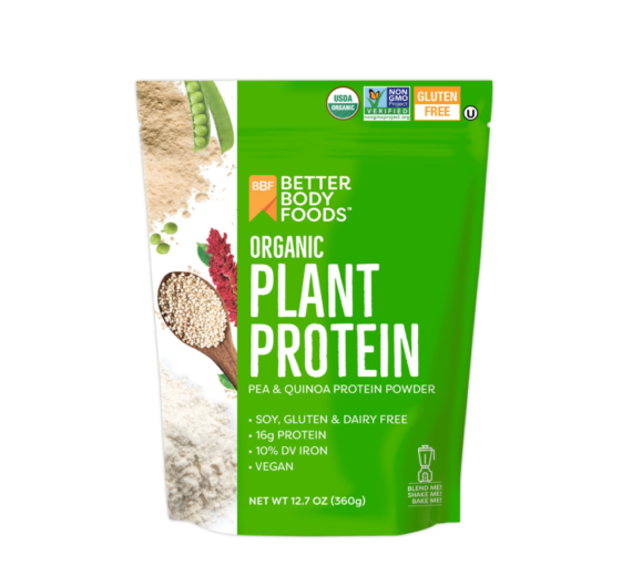 BetterBody Foods Organic Plant Protein Powder